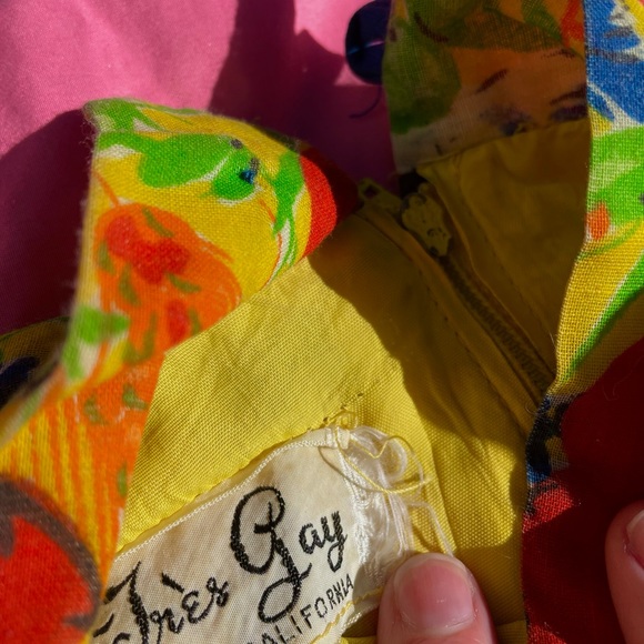 Vintage Tres Gay floral dress - Picture 2 of 2